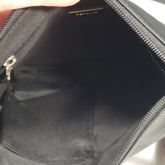 Perlina Soft Black Premium Genuine Leather Small Crossbody Bag Vintage - Picture 6 of 9